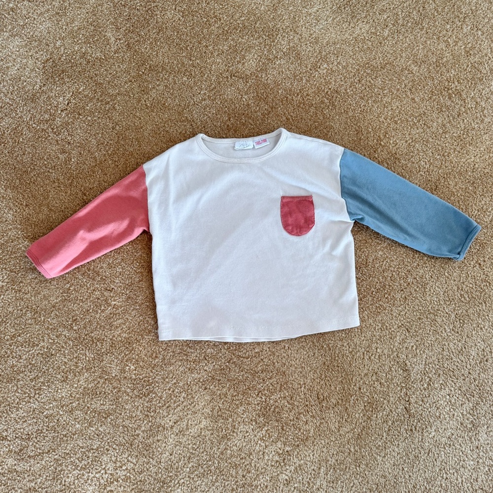 ❌DONATED❌ Zara Colorblocked Longsleeve 2-3 yrs